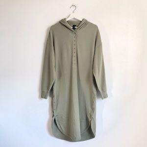 NWT Halle Berry X Sweaty Betty Hera Waffle Dress | Chalk Green, Size Medium